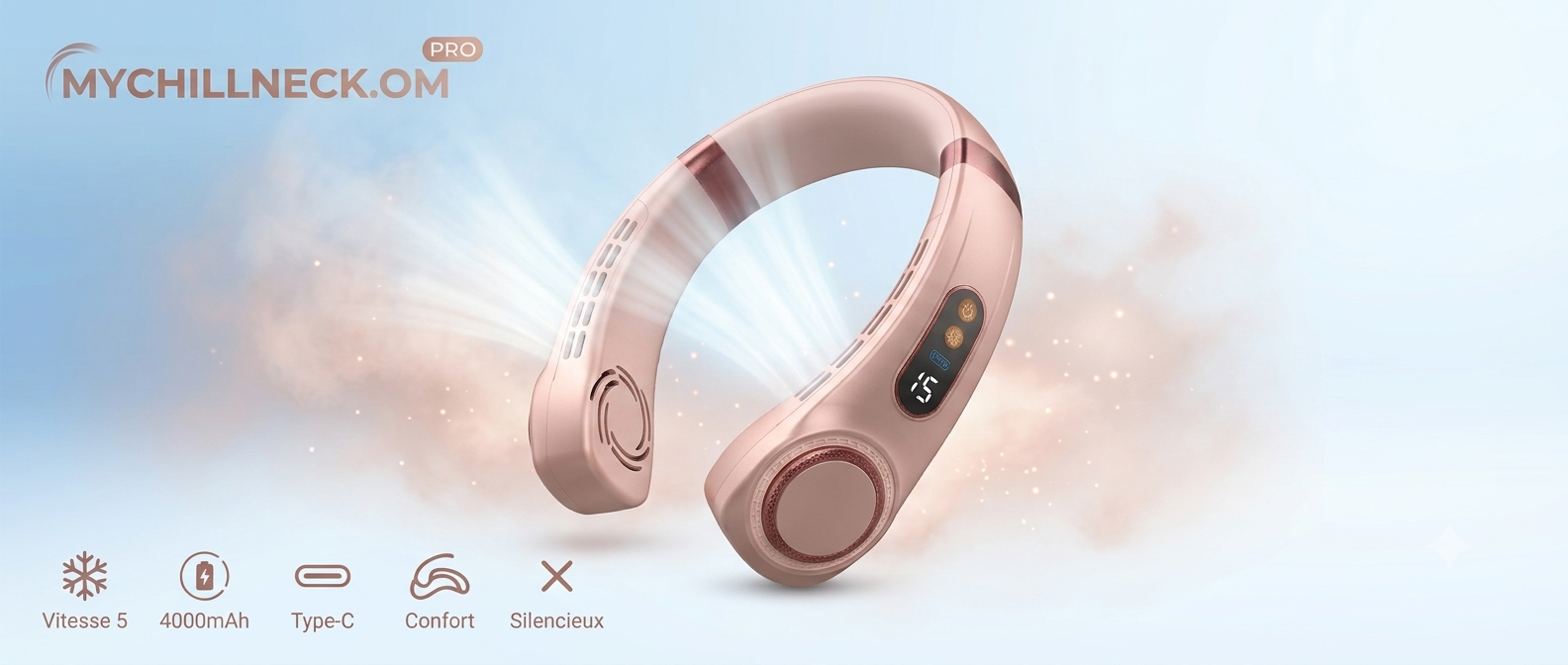 MyChillNeck™ Pro – Ultra-Powerful Neck Air Conditioner
