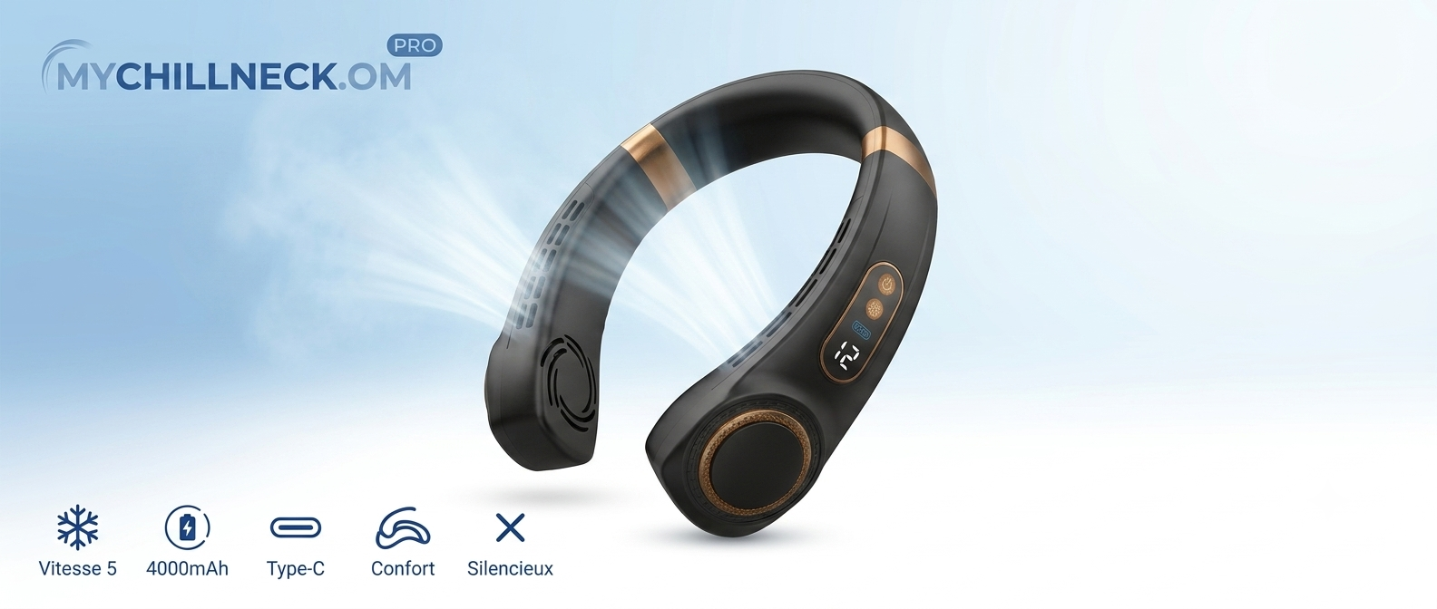 MyChillNeck™ Pro – Ultra-Powerful Neck Air Conditioner